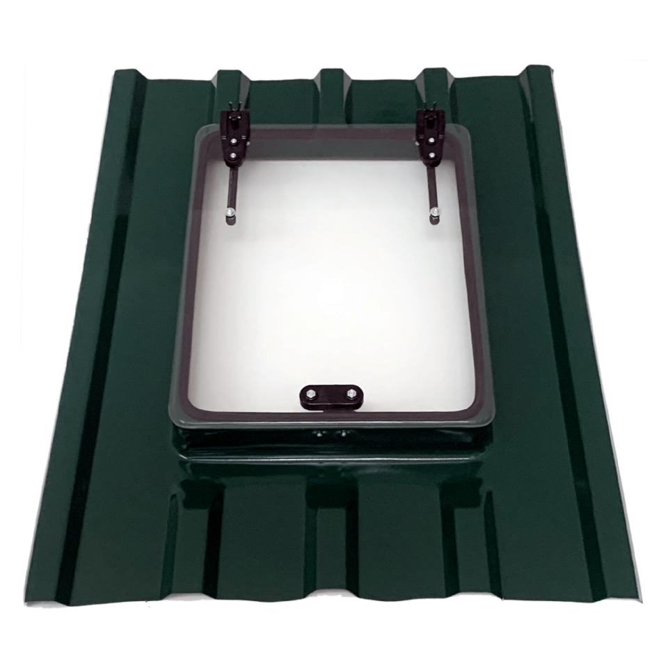 Büyük Boy Trapez Çatı Çıkış Kapağı Çift Amortisörlü