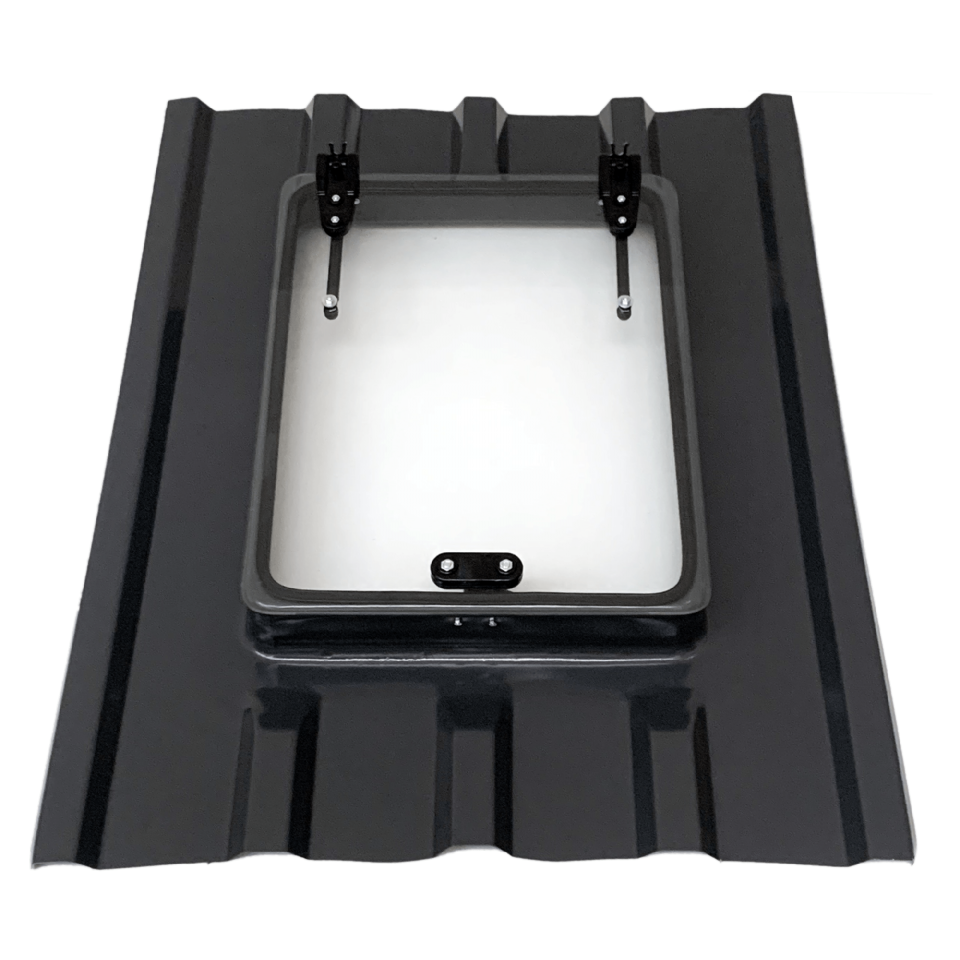 Büyük Boy Trapez Çatı Çıkış Kapağı Çift Amortisörlü