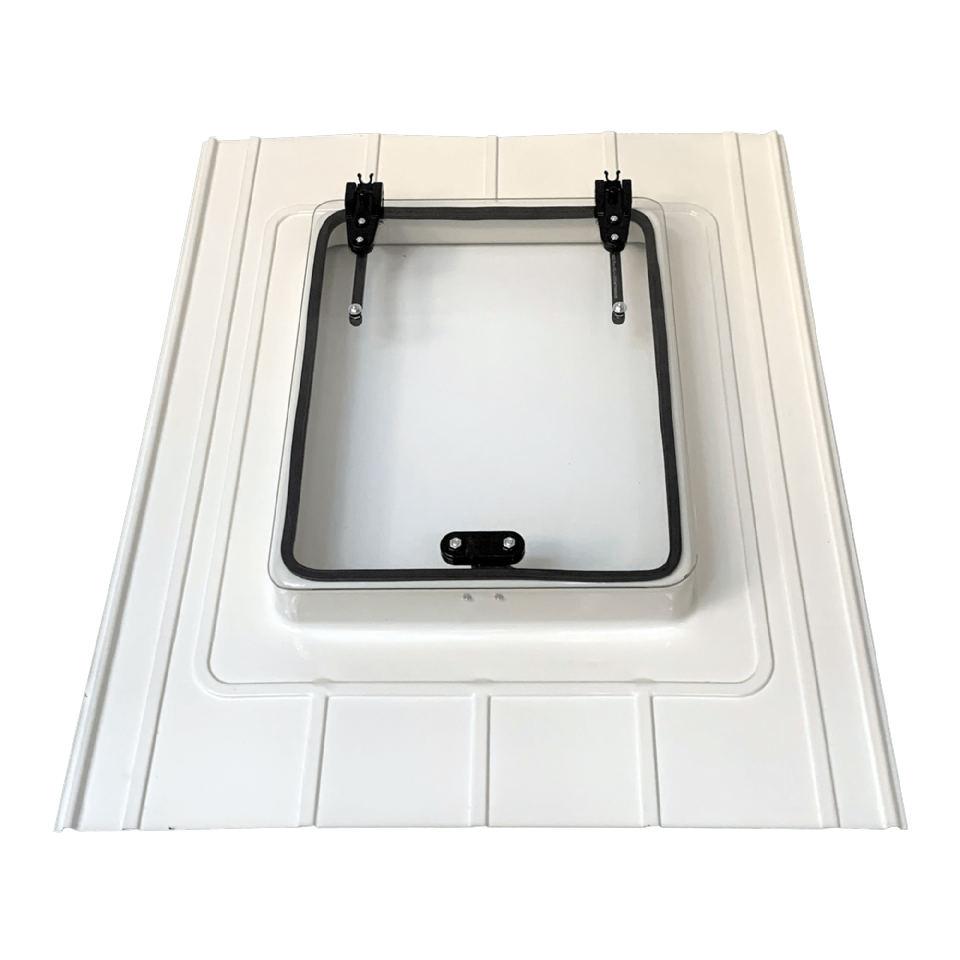 Kiremit Çatı Çıkış Kapağı Çift Amortisörlü