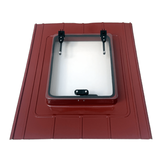 Kiremit Çatı Çıkış Kapağı Çift Amortisörlü